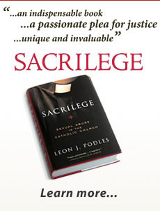 Sacrilege, by Leon J. Podles. Published by the Crossland Foundation
